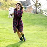 Sandra Bullock mit Hund
