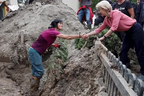 Video: "Es war herzzerreißend" - Von der Leyen sichert Slowenien Finanzhilfen zu