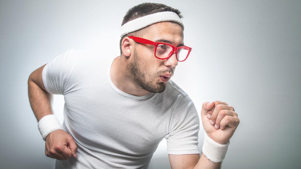 Ein Sportler beim Fitness-Training