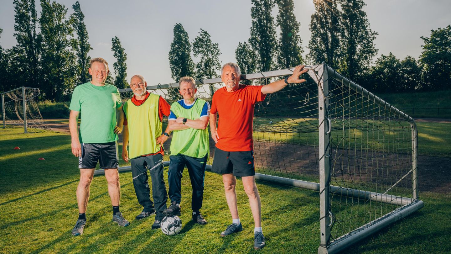 Walking Football Mannschaftsfoto Walking Football Mannschaftsfoto