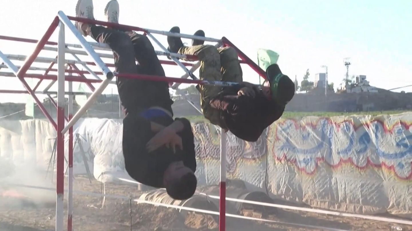 Young Palestinians Train at Hamas “Summer Camp” (Video)