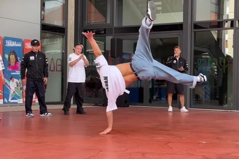Video: Japanische Breakdancer freuen sich auf Olympia