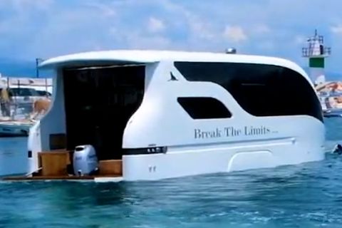 Jacht mit James-Bond-Feeling: Dieser Wohnwagen wird zur Luxusjacht