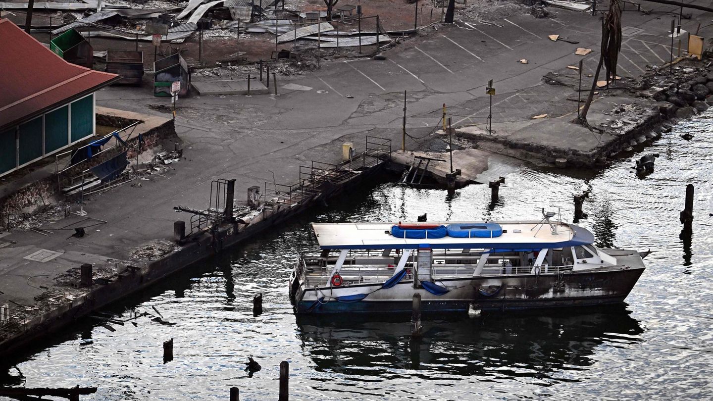 Nicht einmal Boote im Hafen waren vor dem Feuer auf Hawaii sicher