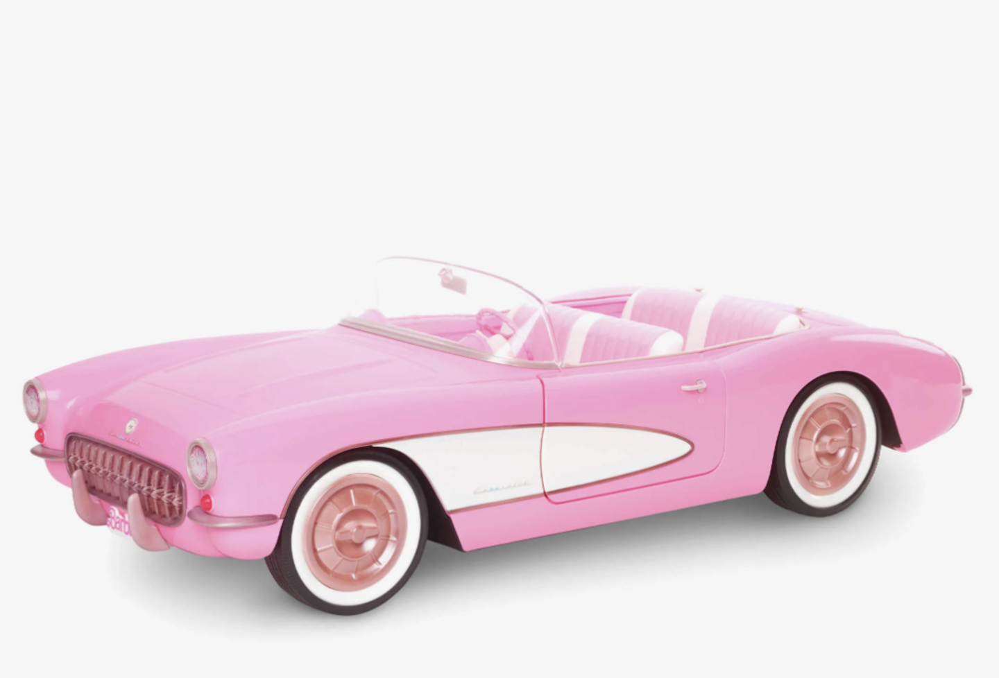 Logisch, dass der pinke Schlitten auch nicht im Mattel-Sortiment fehlen darf. In Mini-Größe können Barbie und Ken ohne Probleme Platz nehmen. 