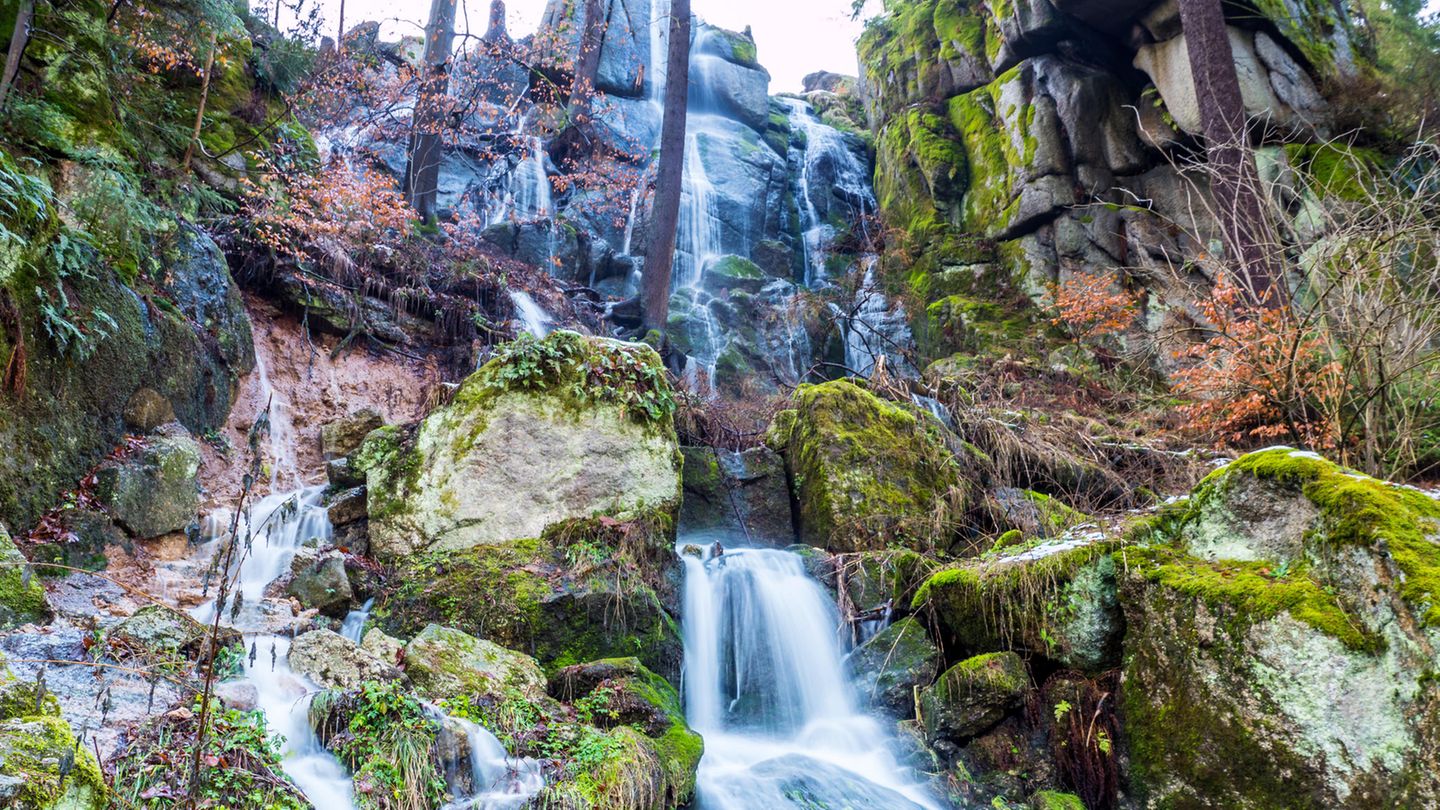 Blaunethaler Wasserfall Sachsen