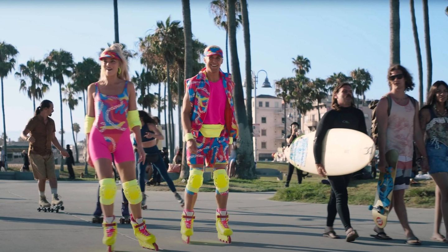 Am Venice Beach machen Barbie und Ken die "echte Welt" unsicher.