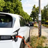 Ubitricity Ladesäulen in der Straßenlaterne