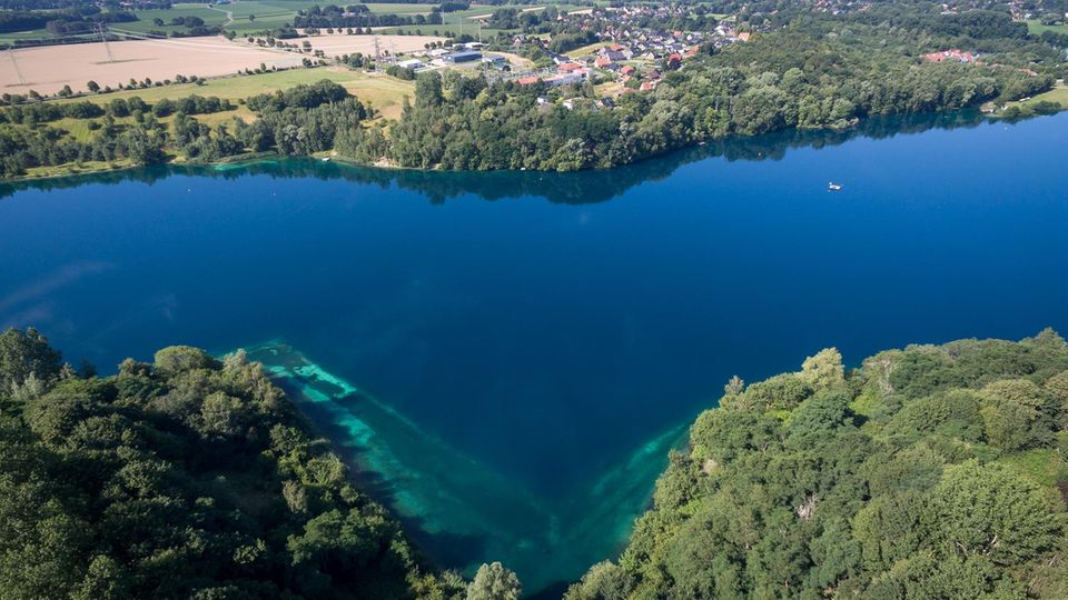 Der Kreidesee ist ein beliebtes Ziel für Taucher