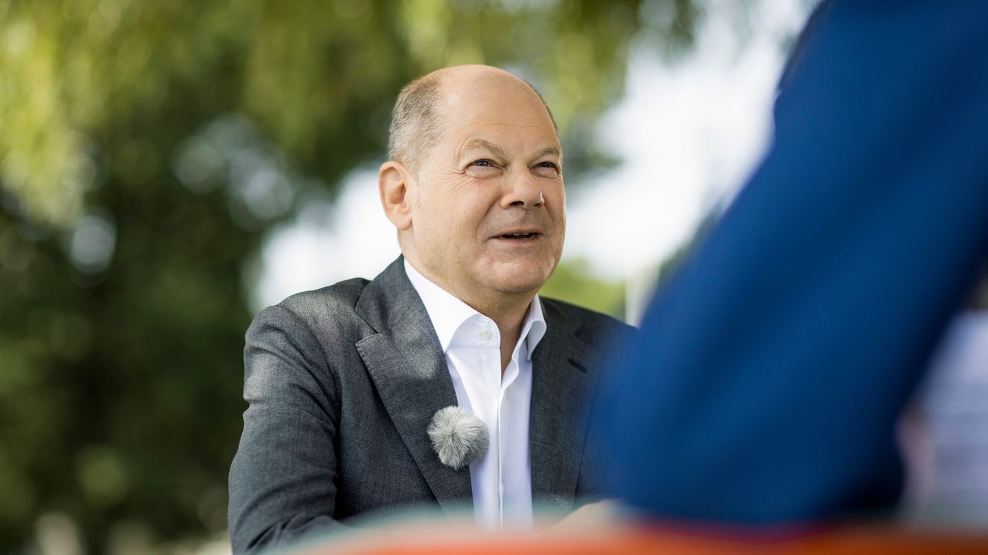 Olaf Scholz im ZDF-Sommerinterview