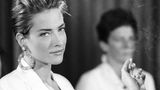 Patitz im Juli 1990 in einer NDR Talk Show. Ihren Durchbruch verdankt die damals 24-Jährige dem deutschen Fotografen Peter Lindbergh, der sie im Jahr 1988 gemeinsam mit den damals noch unbekannten Jungmodels Campbell, Evangelista, Crawford und Turlington am Strand von Malibu ablichtete. Doch schon zuvor war die gebürtige Hamburgerin als Model aktiv, nahm im Alter von 17 Jahren an einem Wettbewerb der Modelagentur "Elite" teil und belegte den dritten Platz.