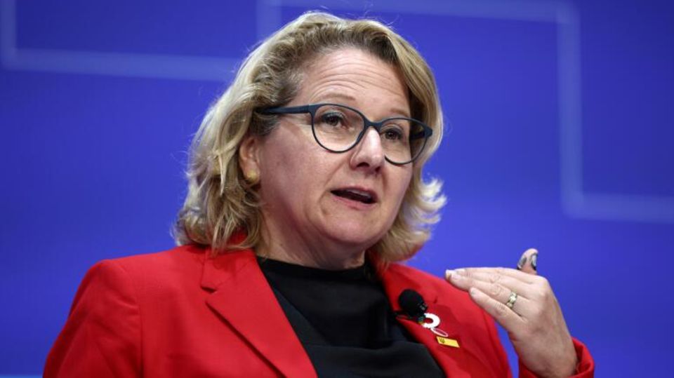 Entwicklungsministerin Svenja Schulze kurz vor ihrer Reise nach Westafrika