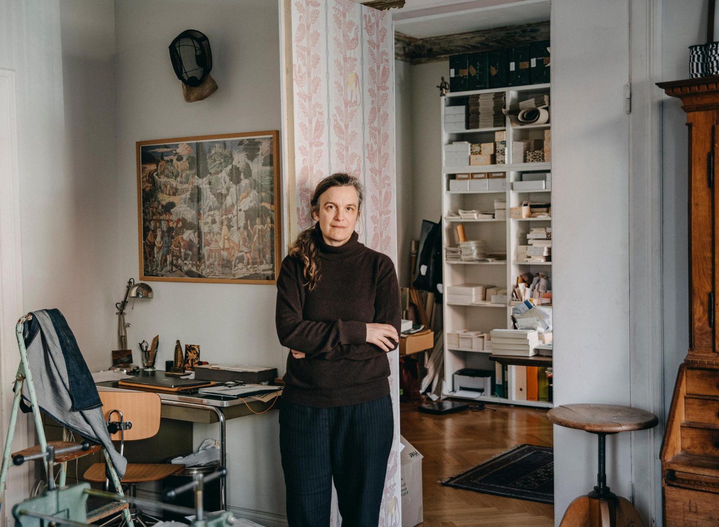 Buchdruckerin Katharina Jesdinsky