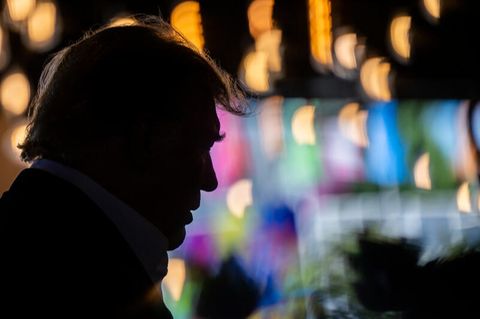 Donald Trump bei einer Wahlkampfveranstaltung in Des Moines, Iowa Anfang August