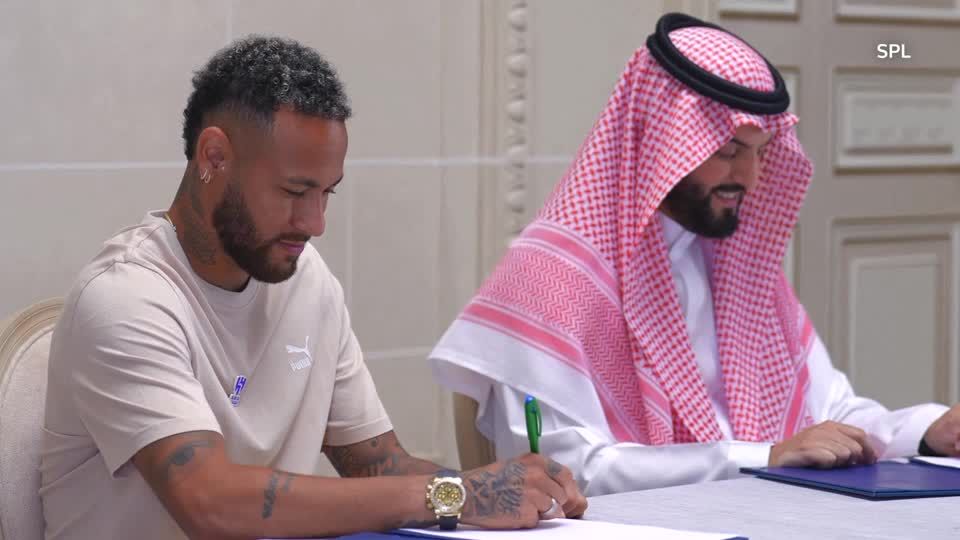 Video: Neymars Wechsel von Paris nach Saudi-Arabien bestätigt