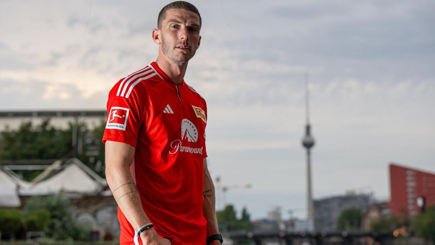 Stolz präsentierten die Eisernen ihren Neuzugang  Robin Gosens im Union-Trikot auf Twitter