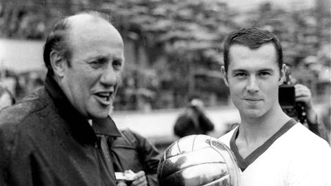 Helmut Schön und Franz Beckenbauer