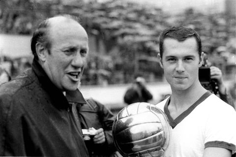 Helmut Schön und Franz Beckenbauer