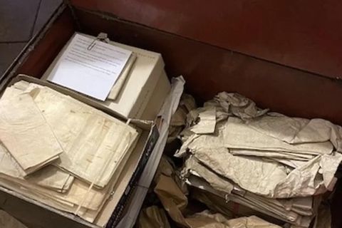Die in England gefundenen Dokumente