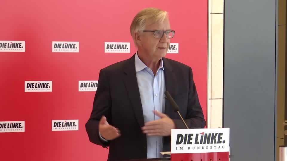Video: Linken-Fraktionschef Bartsch gibt Amt auf