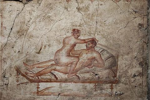 Erotisches Fresko aus der Casa dei Vettii
