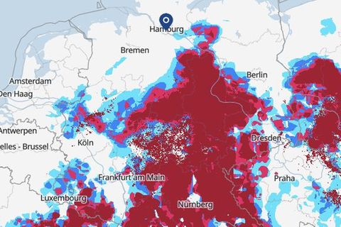 Gewitterwarnung für Deutschland