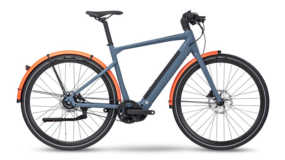 E-Bike: The tested bike in side view. The tested bike in side view.