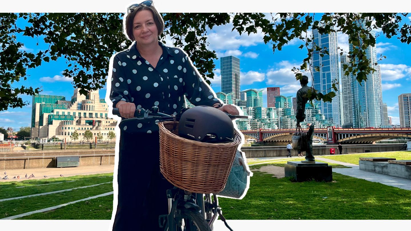 Biking in London: Penny-farthing river ride on the Wandle River