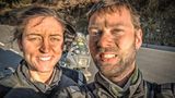 Bettina Höbenreich und Helmut Koch sind mit dem Motorrad um die Welt gefahren