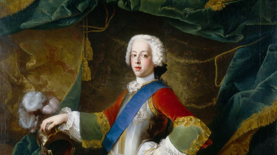 Schottischer Mythos: Das Gemälde zeigt den Prinzen als Teenager Das Gemälde zeigt den Prinzen als Teenager