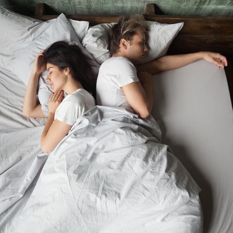 Paar im Bett