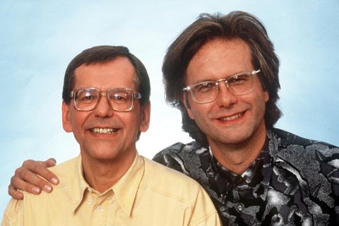 Harald Schmidt und Herbert Feuerstein bei "Schmidteinander"