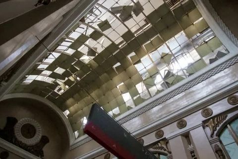 Video: Drohne fällt auf Bahnhof in der russischen Stadt Kursk