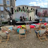 Im Bundesministerium für Arbeit und Soziales konnten sich die Besucherinnen und Besucher ganz gemütlich etwas Livemusik anhören