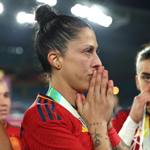 Die spanische Fußballerin Jennifer Hermoso nach dem WM-Finale in Sydney.
