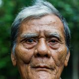 Das Gesicht eines alten Mannes