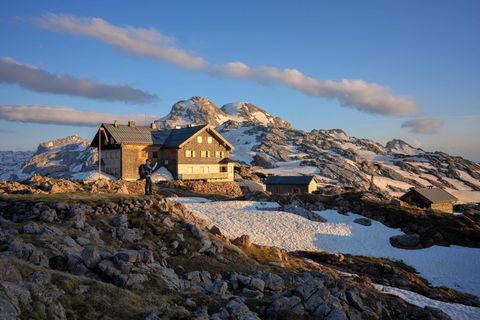 Berghütte in den Alpen
