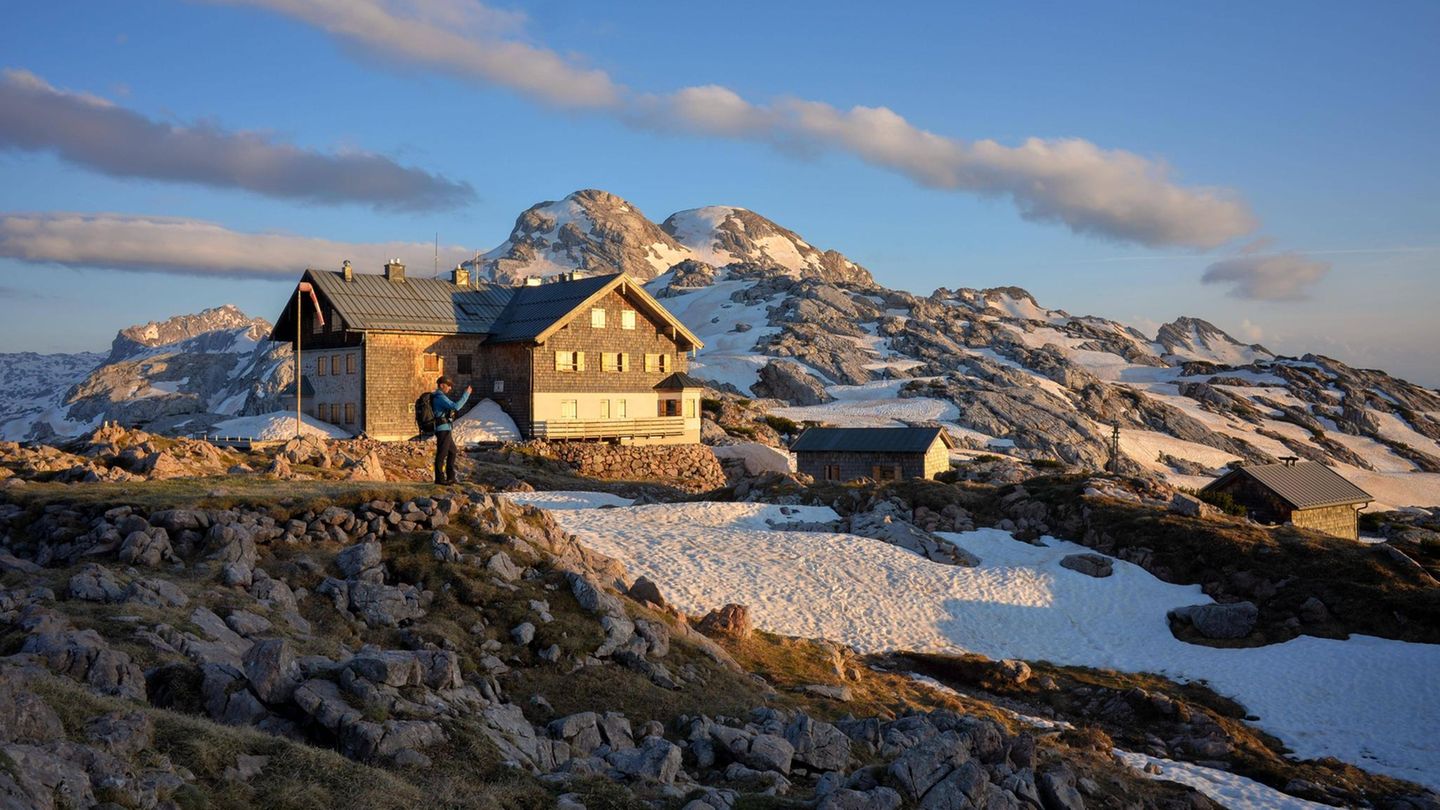 Berghütte in den Alpen