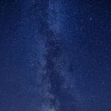 Ein Teil der Milchstraße am Nachthimmel