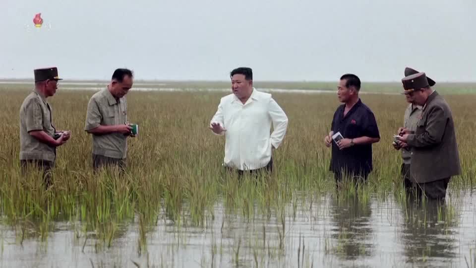 Video: Nordkorea: Kim macht Ministerpräsidenten für Dammbruch verantwortlich