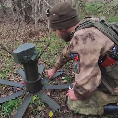 Russischer Pionier installiert eine PTKM-1R