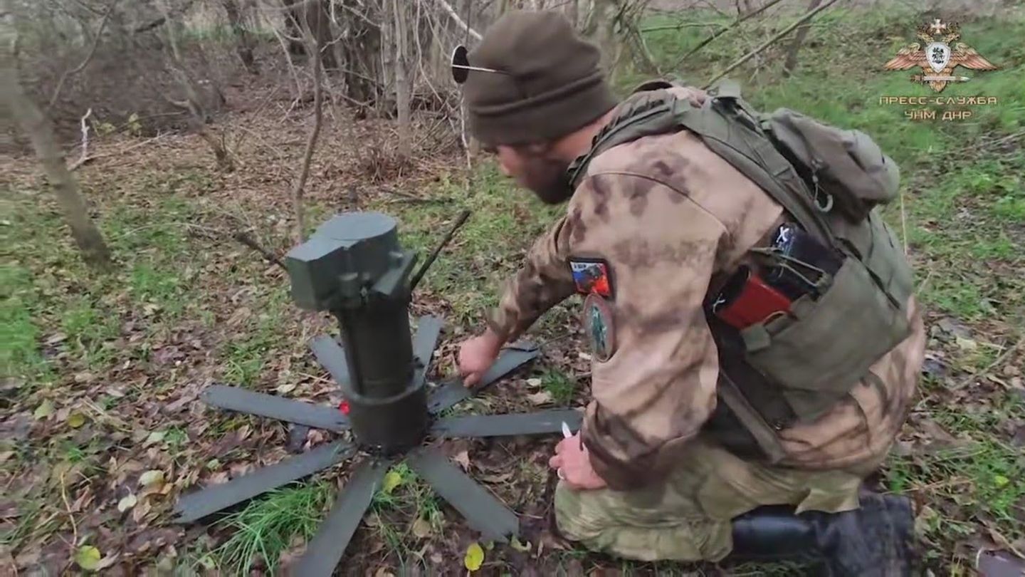 Russischer Pionier installiert eine PTKM-1R