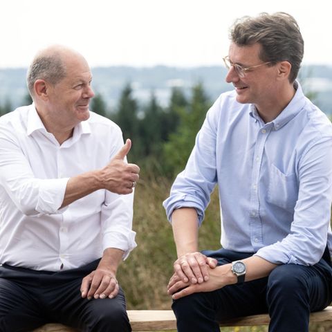 Olaf Scholz und Hendrik Wüst