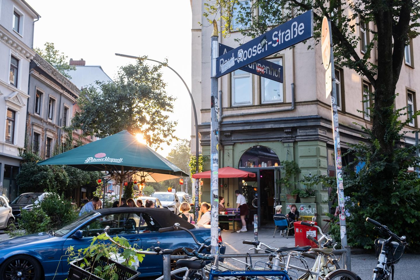 Die Paul-Roosen-Straße in Hamburg