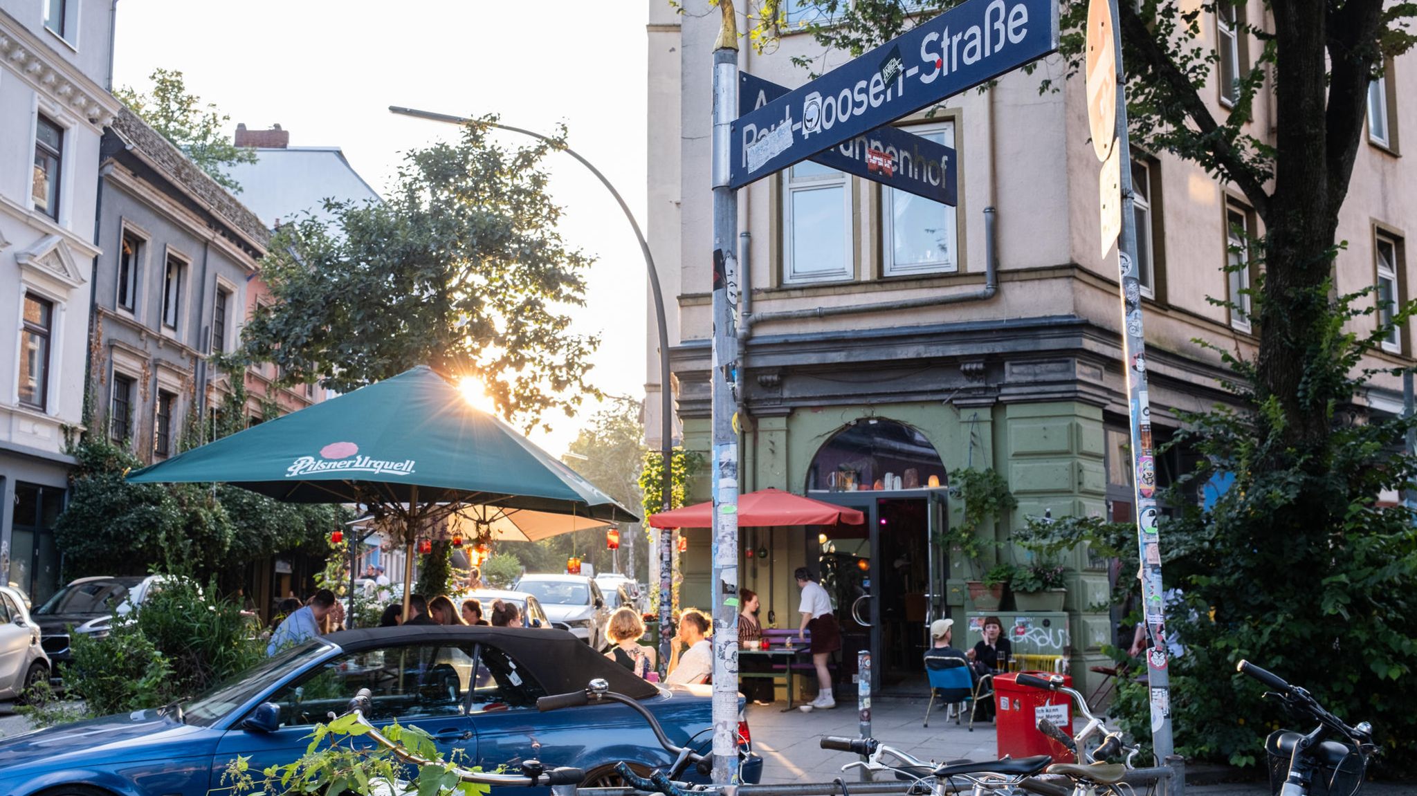 Die Paul-Roosen-Straße in Hamburg