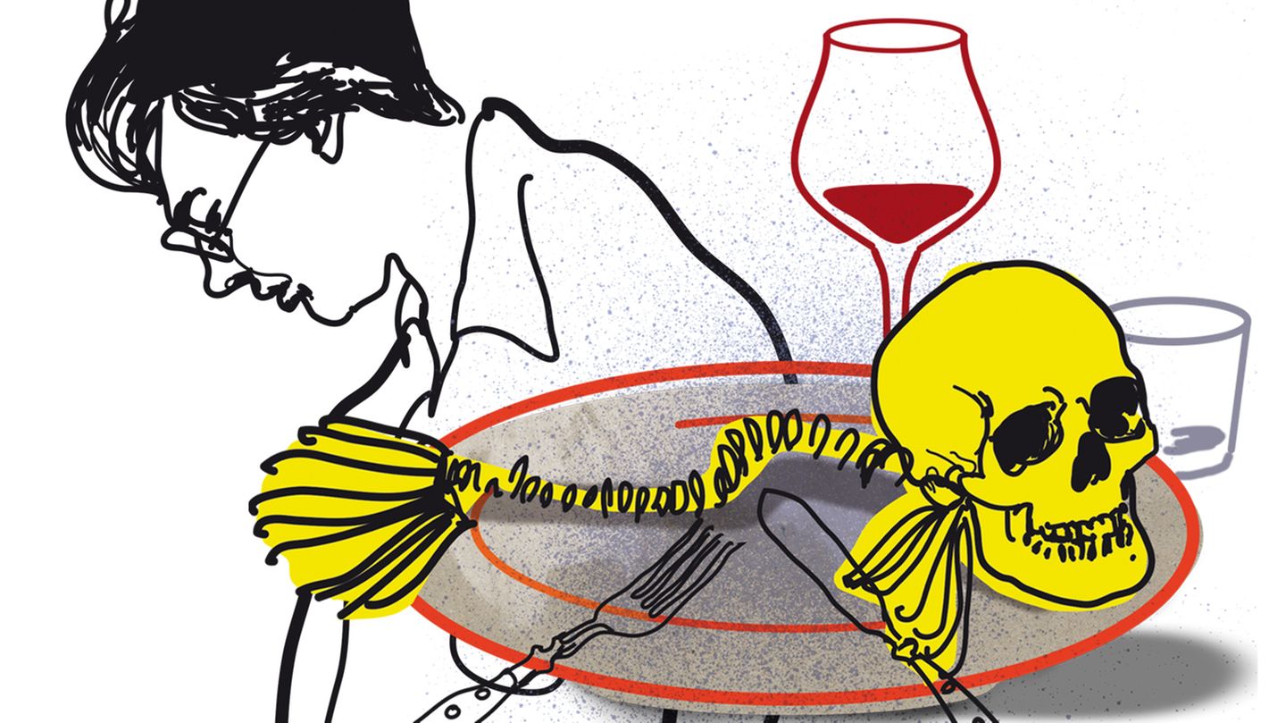 Illustration zum Thema Lebensmittelvergiftung Illustration zum Thema Lebensmittelvergiftung