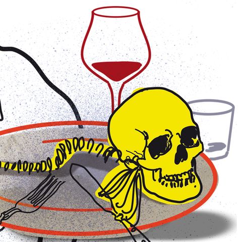 Illustration zum Thema Lebensmittelvergiftung
