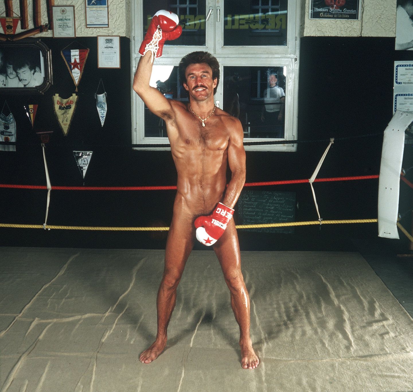 Beim selben Fotoshooting entstand auch das legendäre Nacktfoto