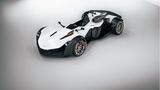 Der Sportwagen BAC Mono R in seitlicher Frontansicht
