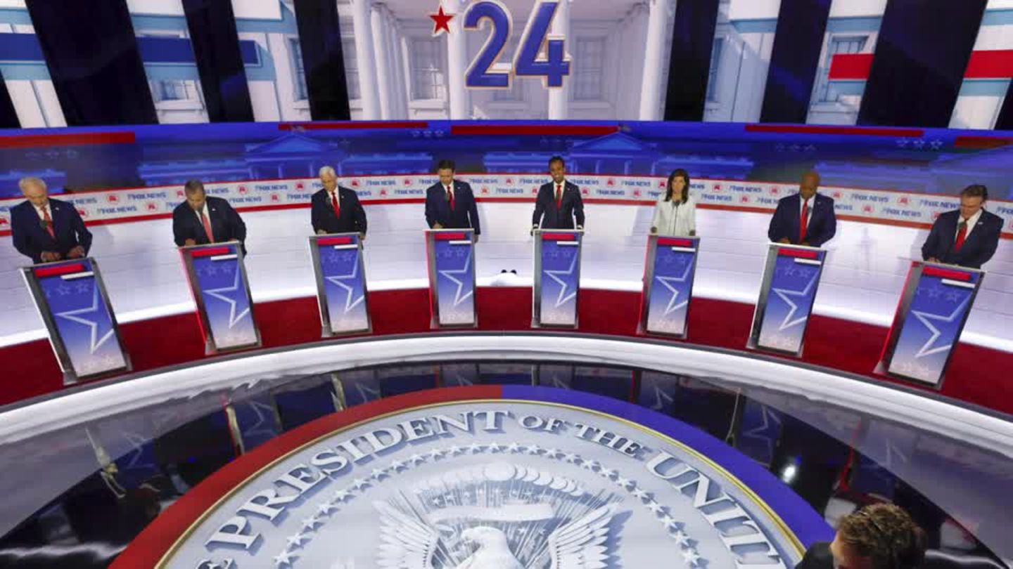 Video Erste Debatte der Präsidentschaftskandidaten der Republikaner